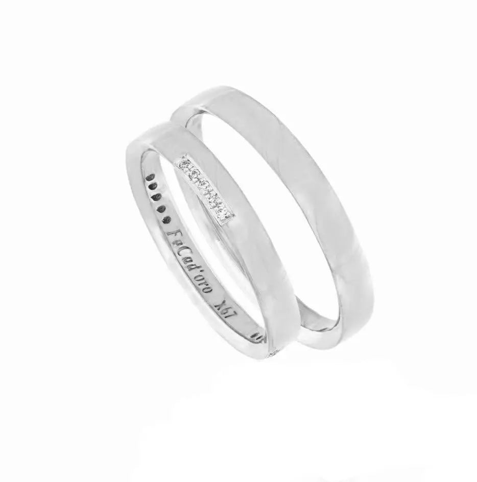 FaCad'oro WR-52 Gold Wedding Rings 9ct or 14ct