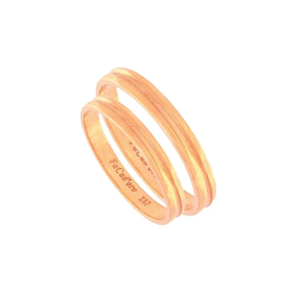 FaCad’oro WR-93 Χρυσές Βέρες Γάμου 9ct ή 14ct