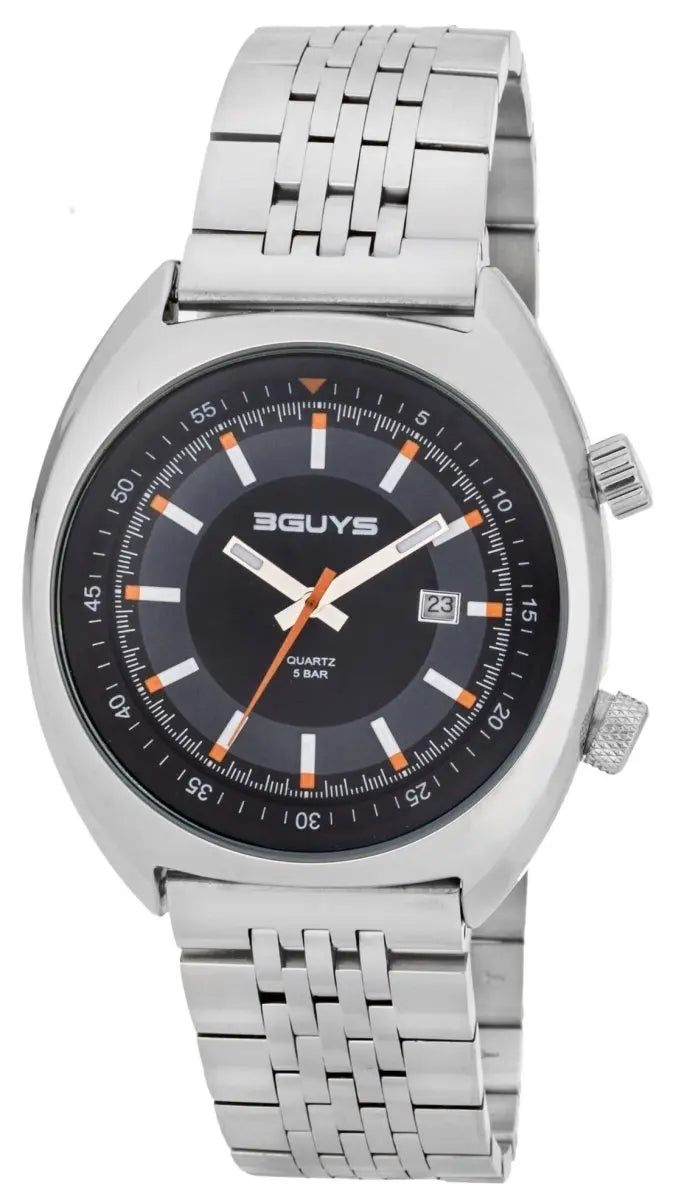 3GUYS 3G77502 Pilot Stainless Steel Bracelet - Κοσμηματοπωλείο Goldy