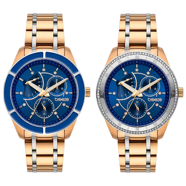 BREEZE 712371.3 Colorista Two Tone Stainless Steel Bracelet