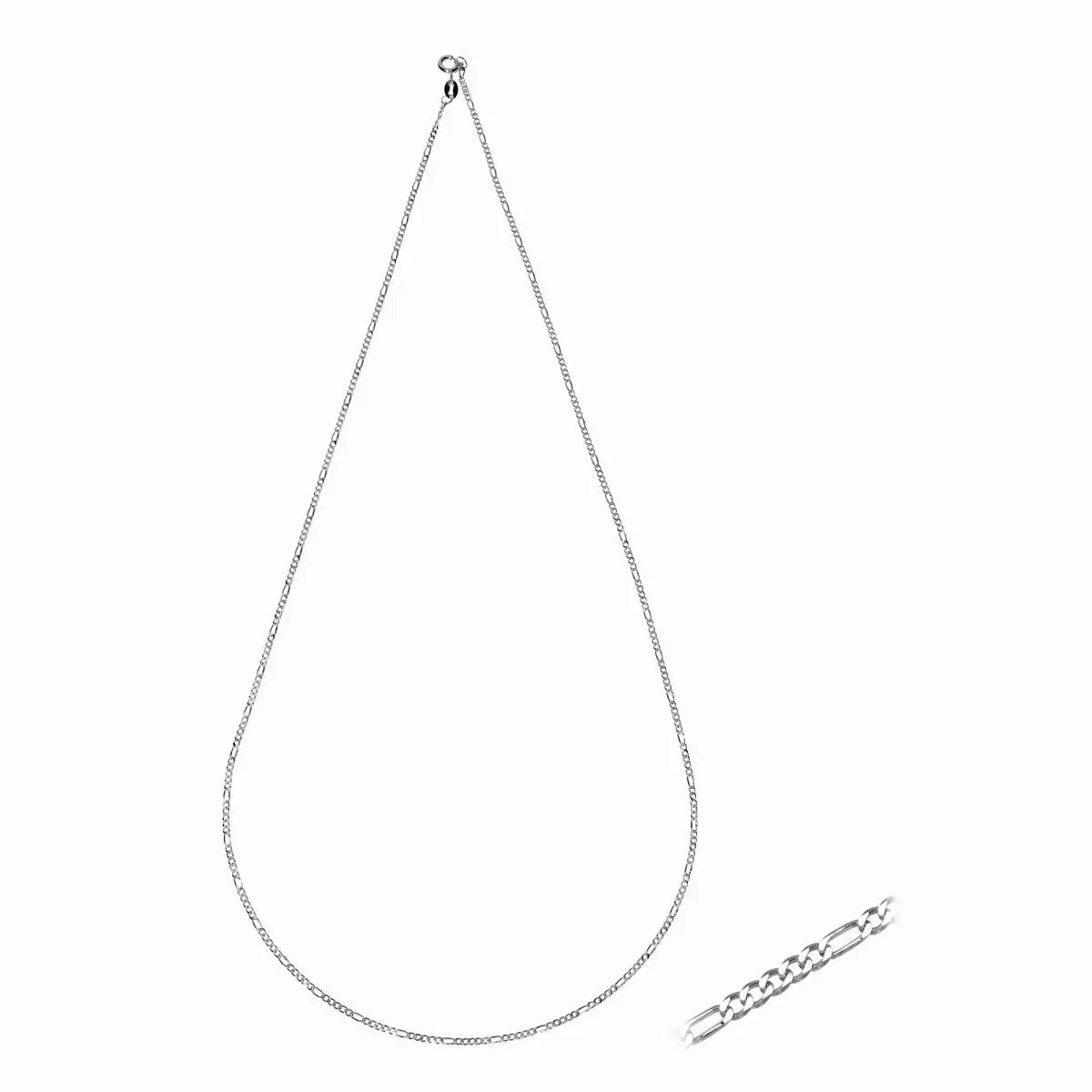 Αλυσίδα Λευκόχρυση 14 Καράτια FIG40W - Κοσμηματοπωλείο Goldy