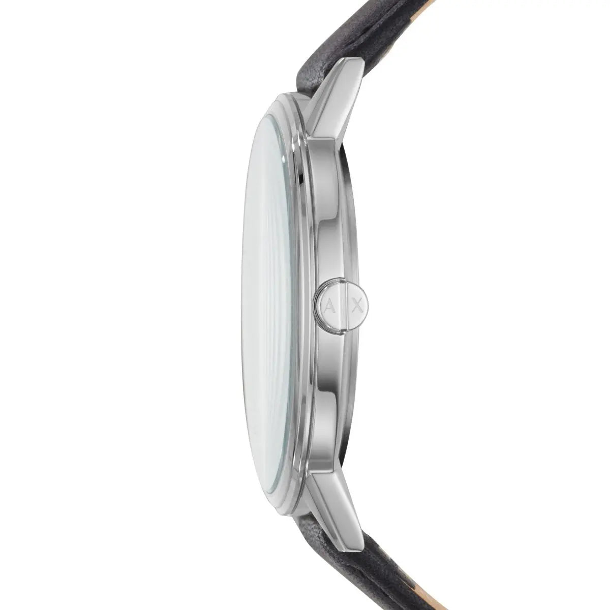Armani Exchange AX2703 Cayde Black Leather Strap - Κοσμηματοπωλείο Goldy