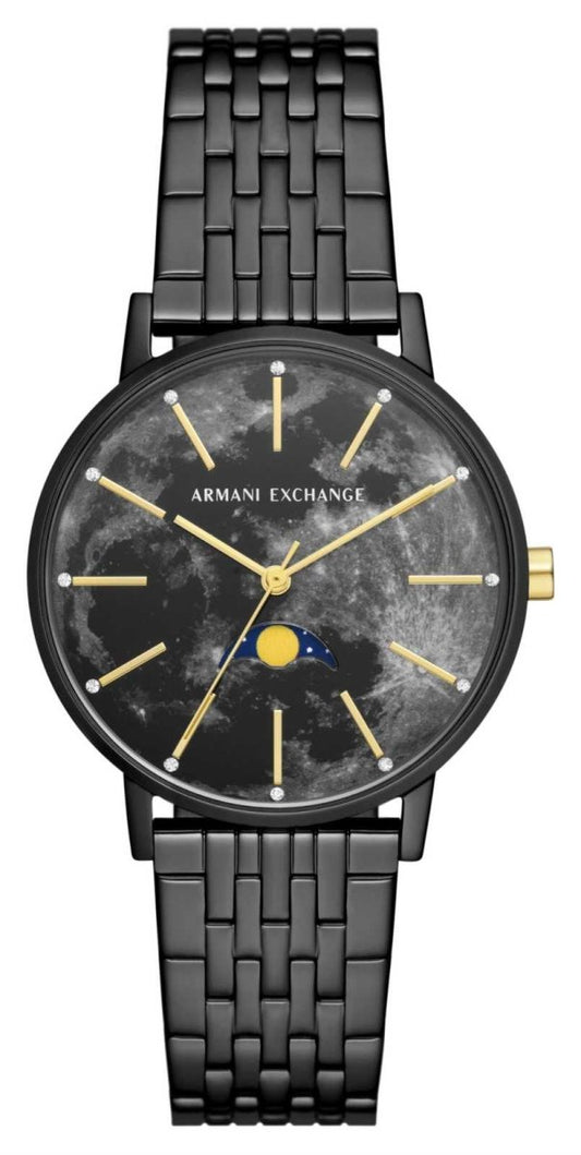 Armani Exchange AX5587 Lola Black Stainless Steel Bracelet - Κοσμηματοπωλείο Goldy