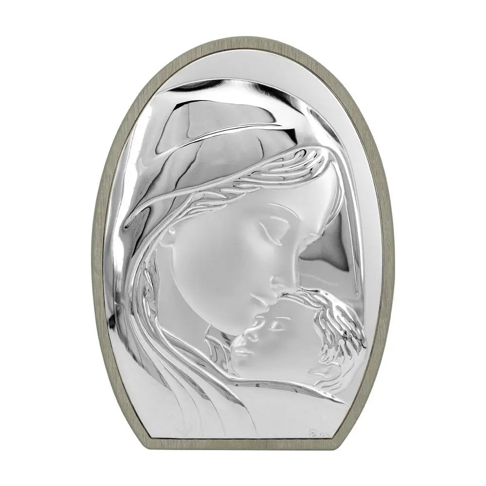 Ασημένια εικόνα MA/E902/3ST 15cm x 21cm - Κοσμηματοπωλείο Goldy