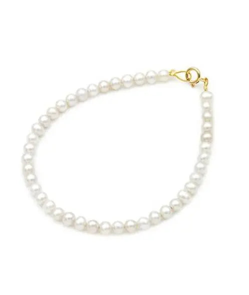 Βραχιόλι 110281 Fresh Water Pearl Κ14 με Μαργαριτάρια 4,0-4,5mm - Κοσμηματοπωλείο Goldy