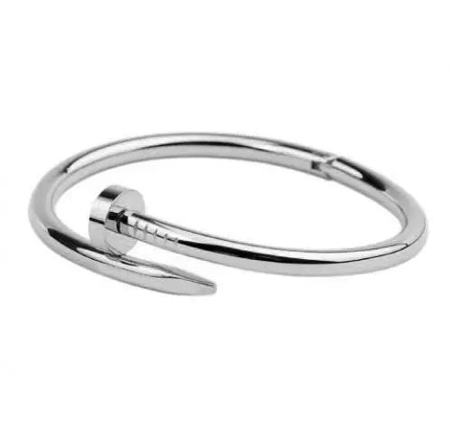 Βραχιόλι BR22416 Χειροπέδα Καρφί Από Ατσάλι - Κοσμηματοπωλείο Goldy