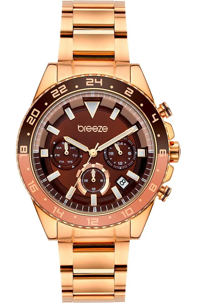 BREEZE 212331.6 Defacto Rose Gold Stainless Steel Bracelet - Κοσμηματοπωλείο Goldy