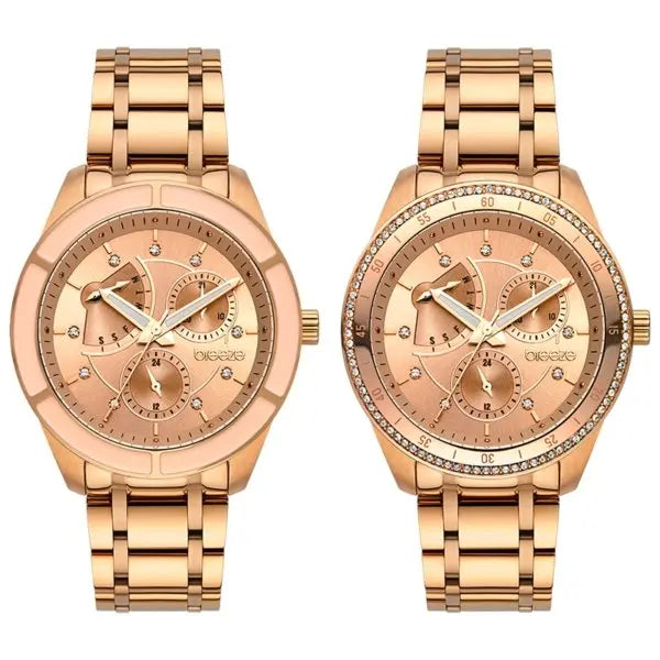 BREEZE 212371.4 Colorista Rose Gold Stainless Steel Bracelet - Κοσμηματοπωλείο Goldy