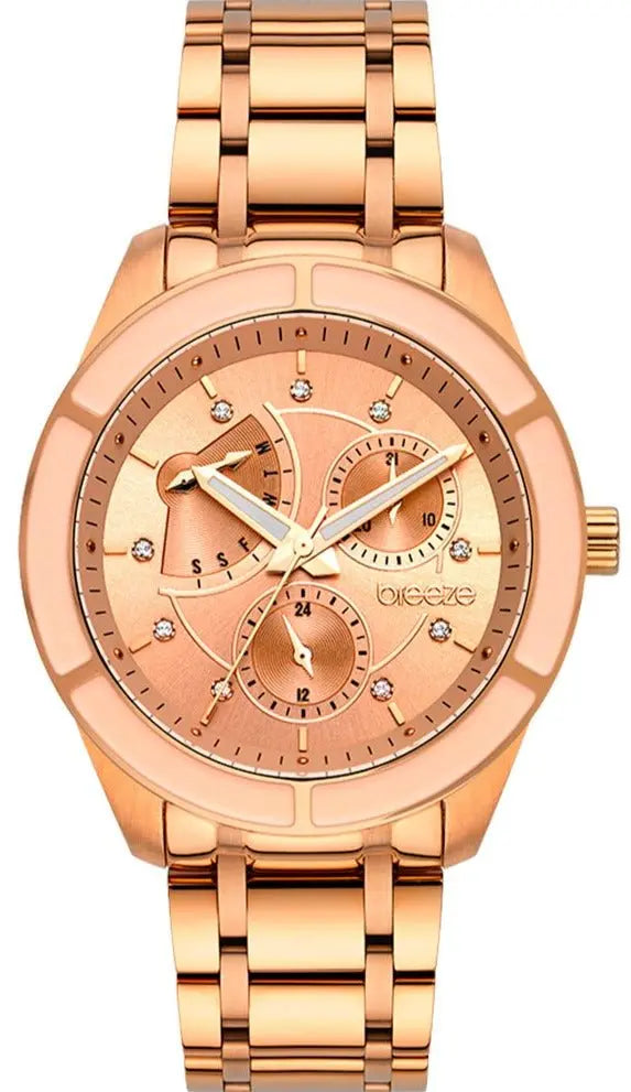 BREEZE 212371.4 Colorista Rose Gold Stainless Steel Bracelet - Κοσμηματοπωλείο Goldy