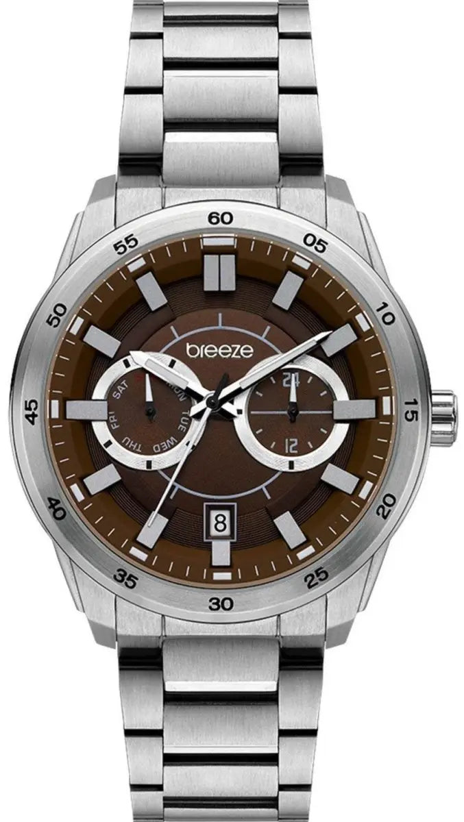 BREEZE 612122.6 Mantrix Silver Stainless Steel Bracelet - Κοσμηματοπωλείο Goldy