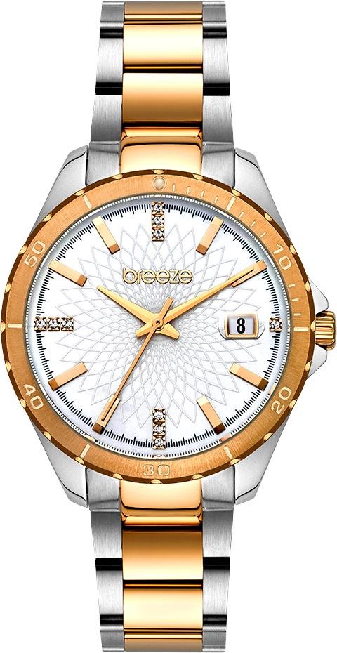 BREEZE 712141.4 MantaRay Two Tone Stainless Steel Bracelet - Κοσμηματοπωλείο Goldy