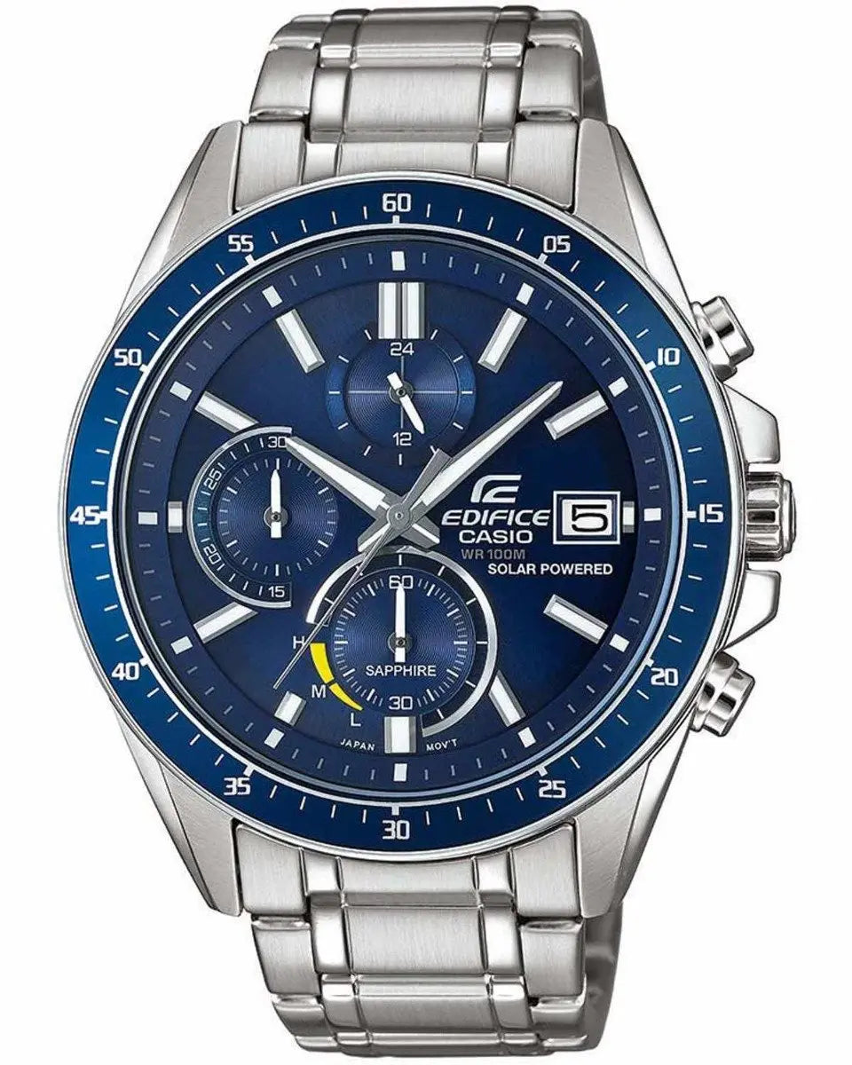 Casio EFS-S510D-2AVUEF Edifice Solar Chronograph Stainless Steel Watch - Κοσμηματοπωλείο Goldy