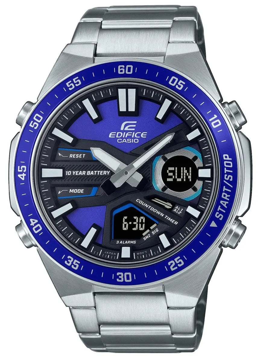 Casio EFV-C110D-2AVEF Edifice Chronograph Stainless Steel Bracelet - Κοσμηματοπωλείο Goldy