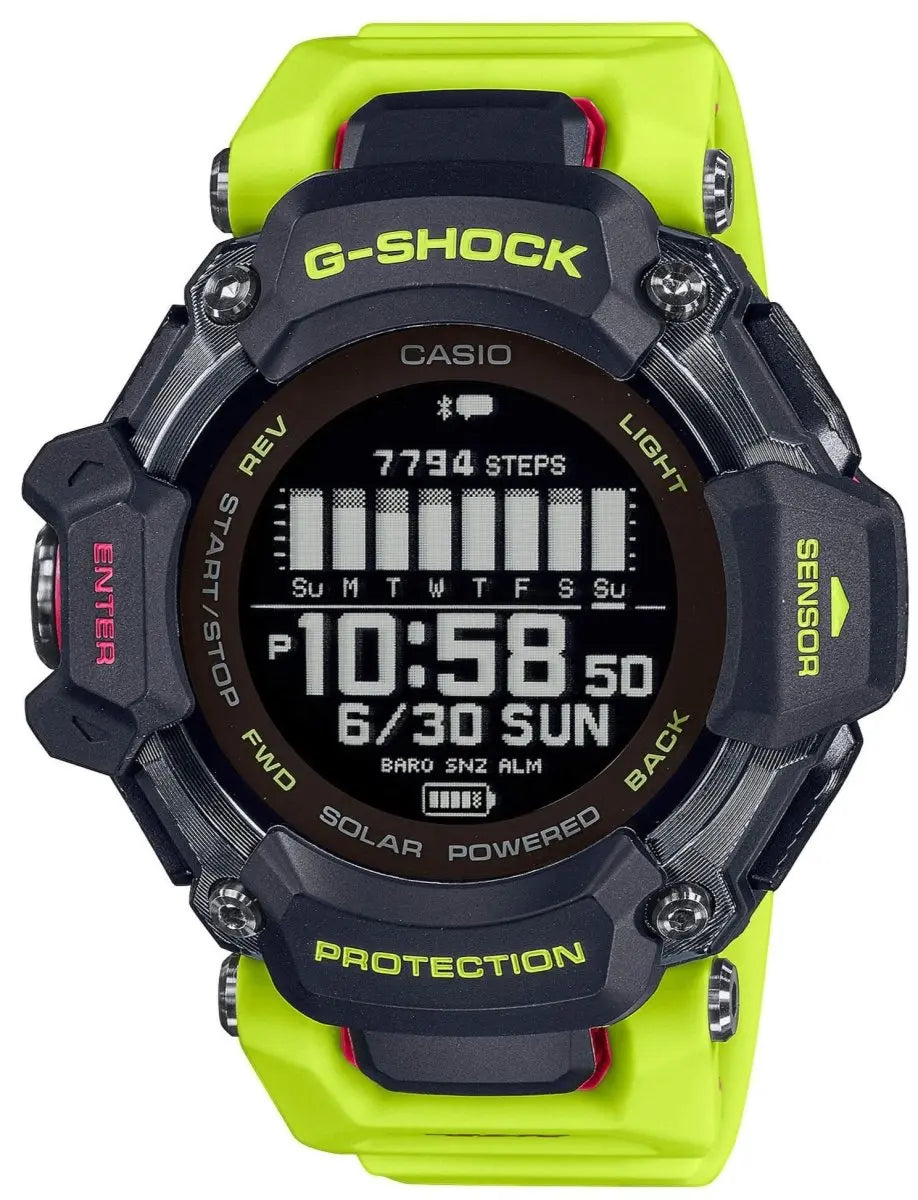 Casio GBD-H2000-1A9ER G-Shock Smartwatch Yellow Rubber Strap - Κοσμηματοπωλείο Goldy