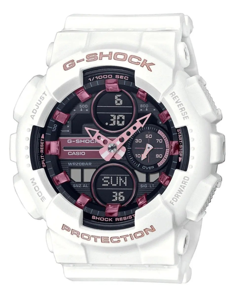 Casio GMA-S140M-7AER G-Shock White Rubber Strap - Κοσμηματοπωλείο Goldy