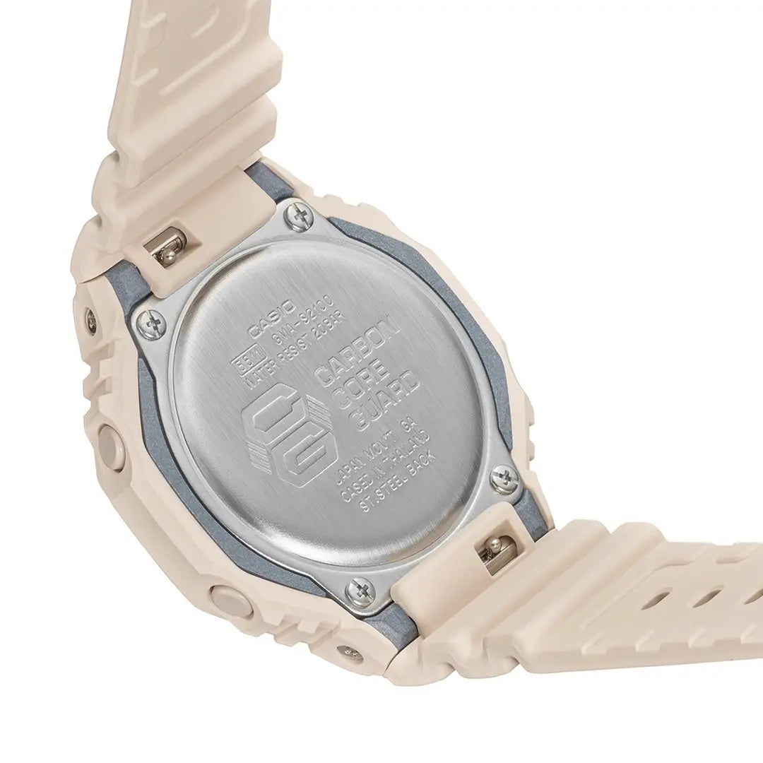 Casio GMA-S2100-4AER Chronograph Beige Rubber Strap - Κοσμηματοπωλείο Goldy