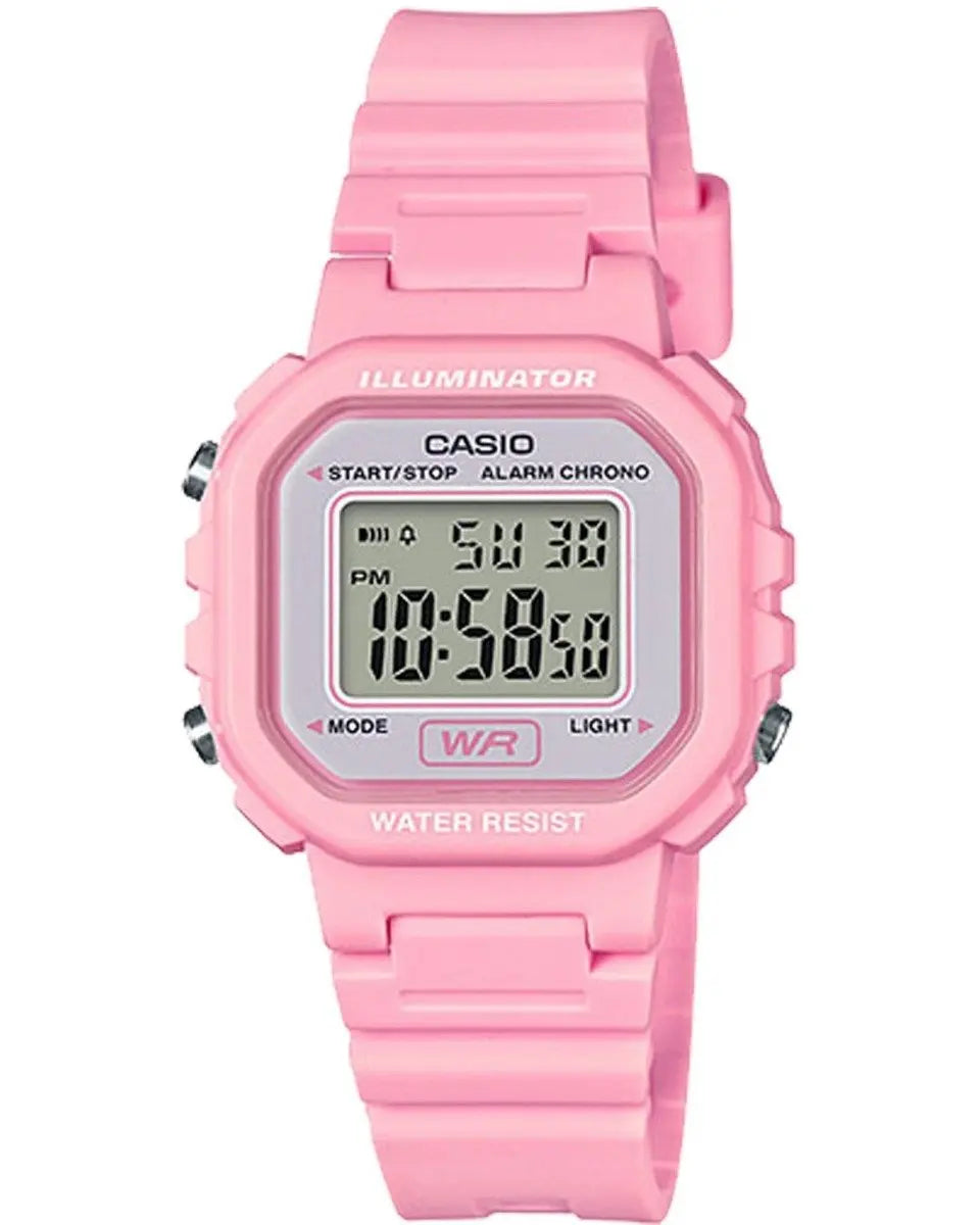 CASIO LA-20WH-4A1EF Digital Pink Rubber Strap - Κοσμηματοπωλείο Goldy