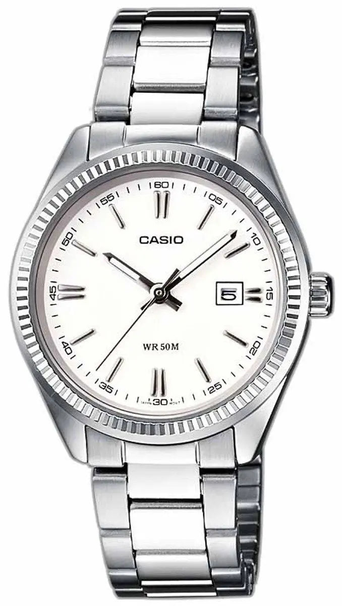 CASIO LTP-1302PD-7A1VEF Lady's Stainless Steel Watch - Κοσμηματοπωλείο Goldy