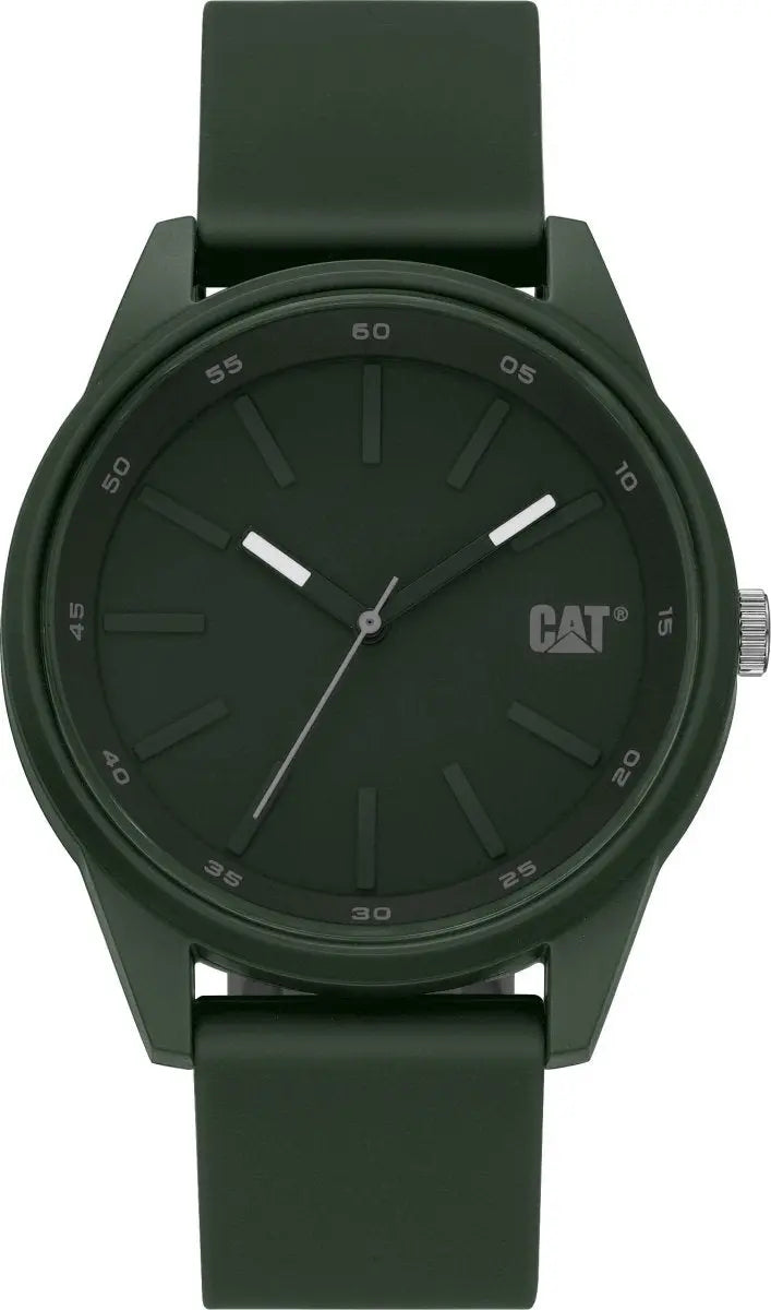 CATERPILLAR LJ13023323 Insignia Green Rubber Strap - Κοσμηματοπωλείο Goldy