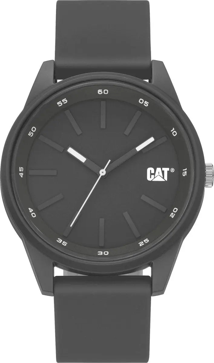 CATERPILLAR LJ14024422 Insignia Grey Rubber Strap - Κοσμηματοπωλείο Goldy