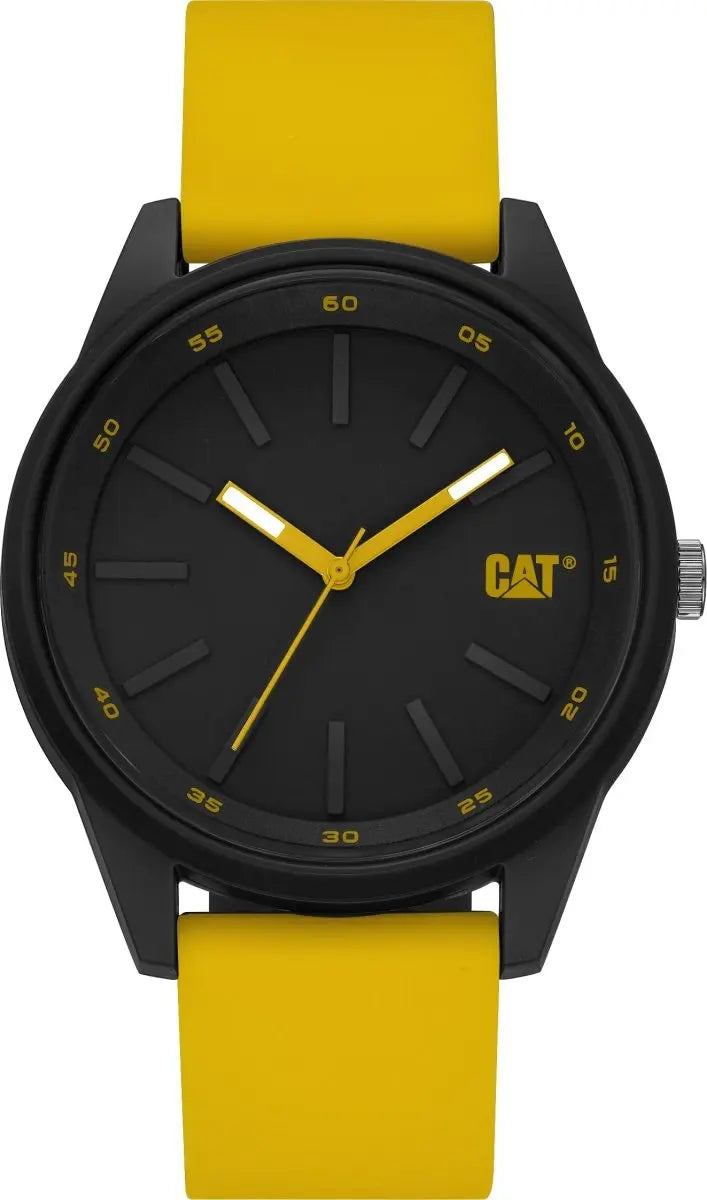 CATERPILLAR LJ16027127 Insignia Yellow Rubber Strap - Κοσμηματοπωλείο Goldy