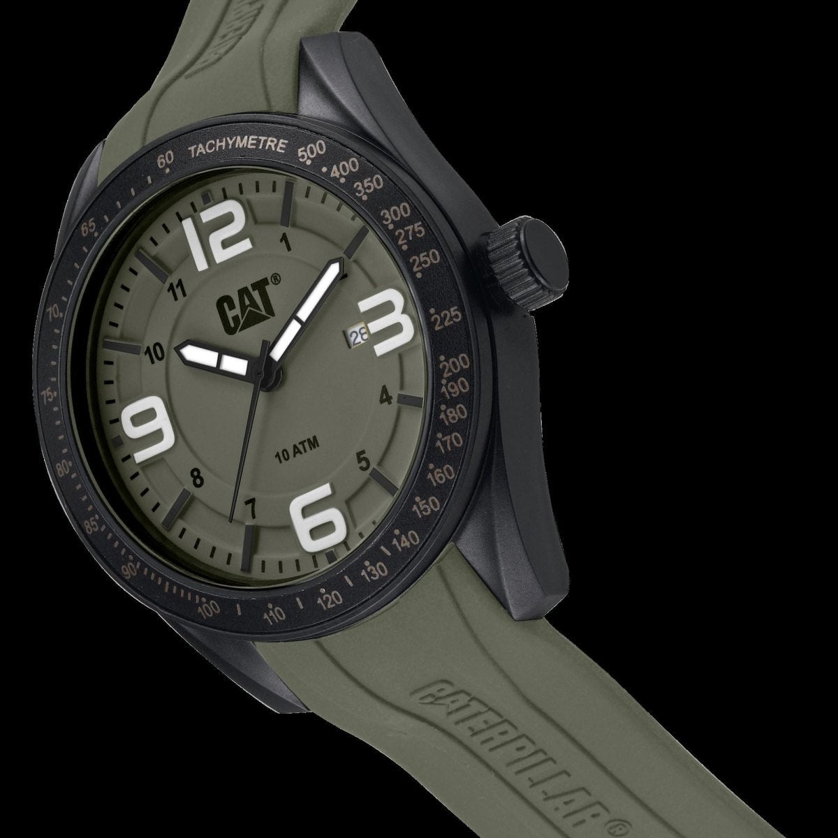 Caterpillar LQ16123332 Oceania Grey Silicon Strap - Κοσμηματοπωλείο Goldy