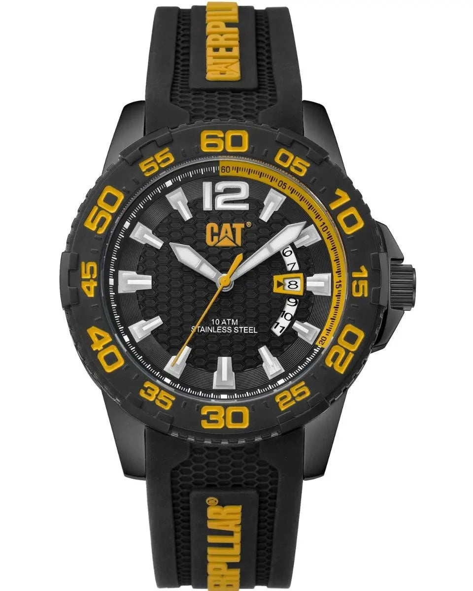 CATERPILLAR PW16121127 Drive Black Rubber Strap - Κοσμηματοπωλείο Goldy