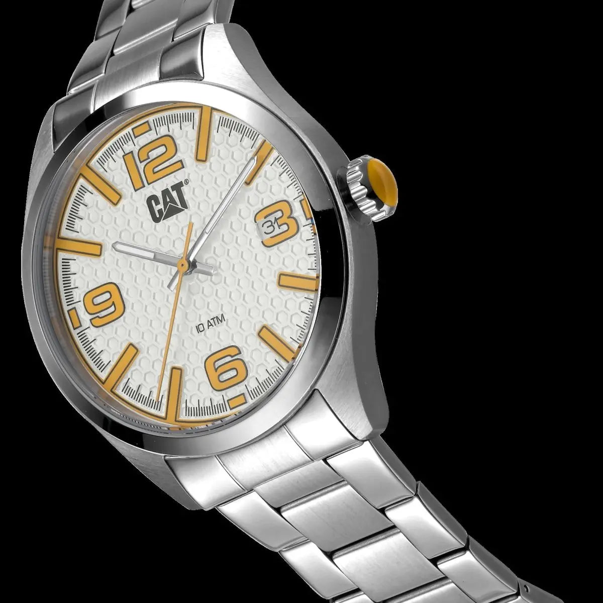 CATERPILLAR QA14111237 H-Dial Stainless Steel Bracelet - Κοσμηματοπωλείο Goldy