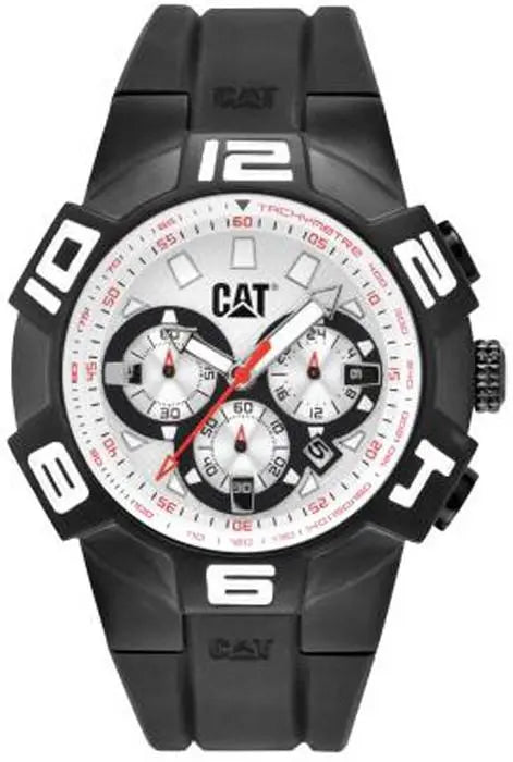 CATERPILLAR R816321238 Sprint Chronograph Black Rubber Strap - Κοσμηματοπωλείο Goldy