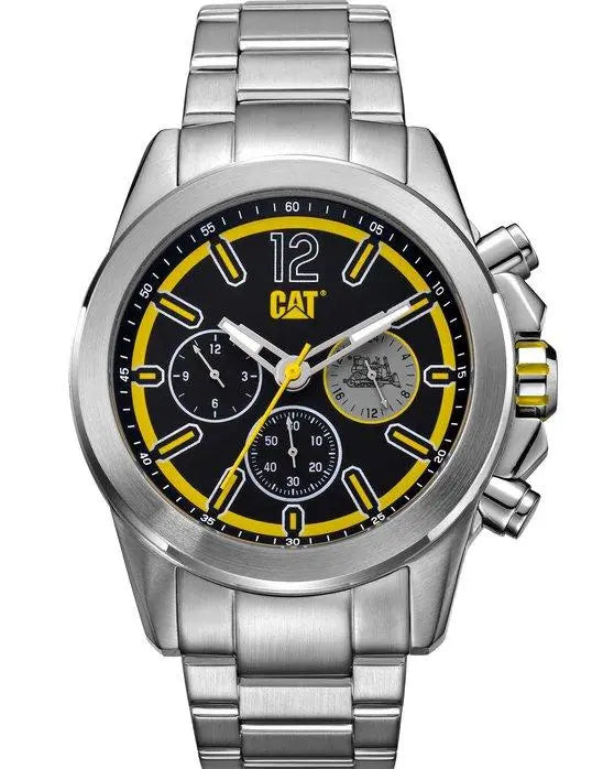 Caterpillar YU14911137 Twist Up Chronograph Stainless Steel Bracelet - Κοσμηματοπωλείο Goldy