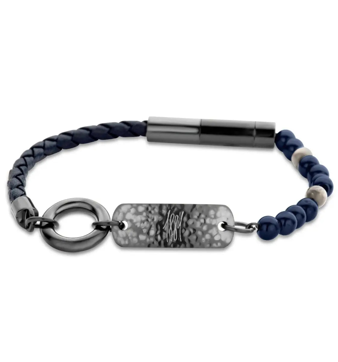 Cerruti CIAGB0000302 Duas Ανδρικό Βραχιόλι Από Δέρμα και Ατσάλι - Κοσμηματοπωλείο Goldy