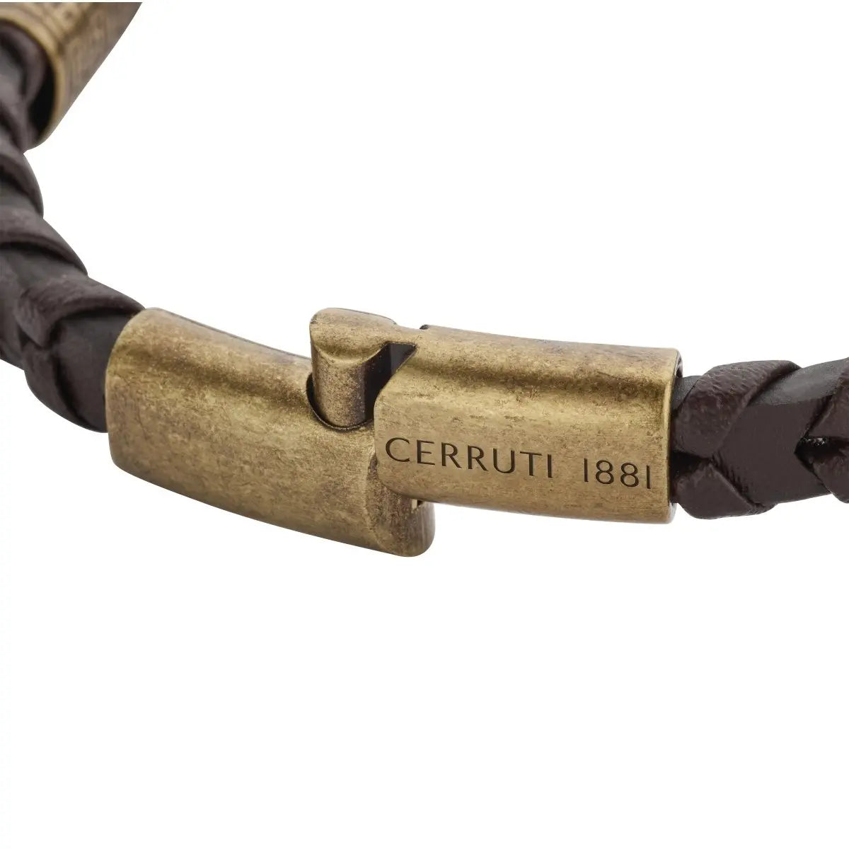 Cerruti CIAGB0000603 Trio Ανδρικό Βραχιόλι Από Ατσάλι και Δέρμα - Κοσμηματοπωλείο Goldy
