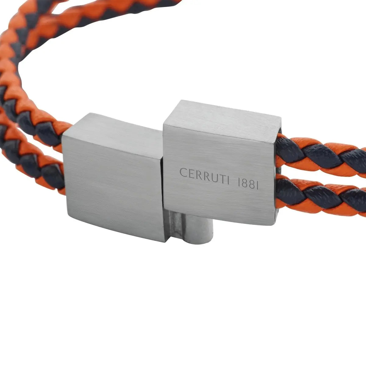 Cerruti CIAGB0000904 Strings Ανδρικό Βραχιόλι Από Ατσάλι και Δέρμα - Κοσμηματοπωλείο Goldy