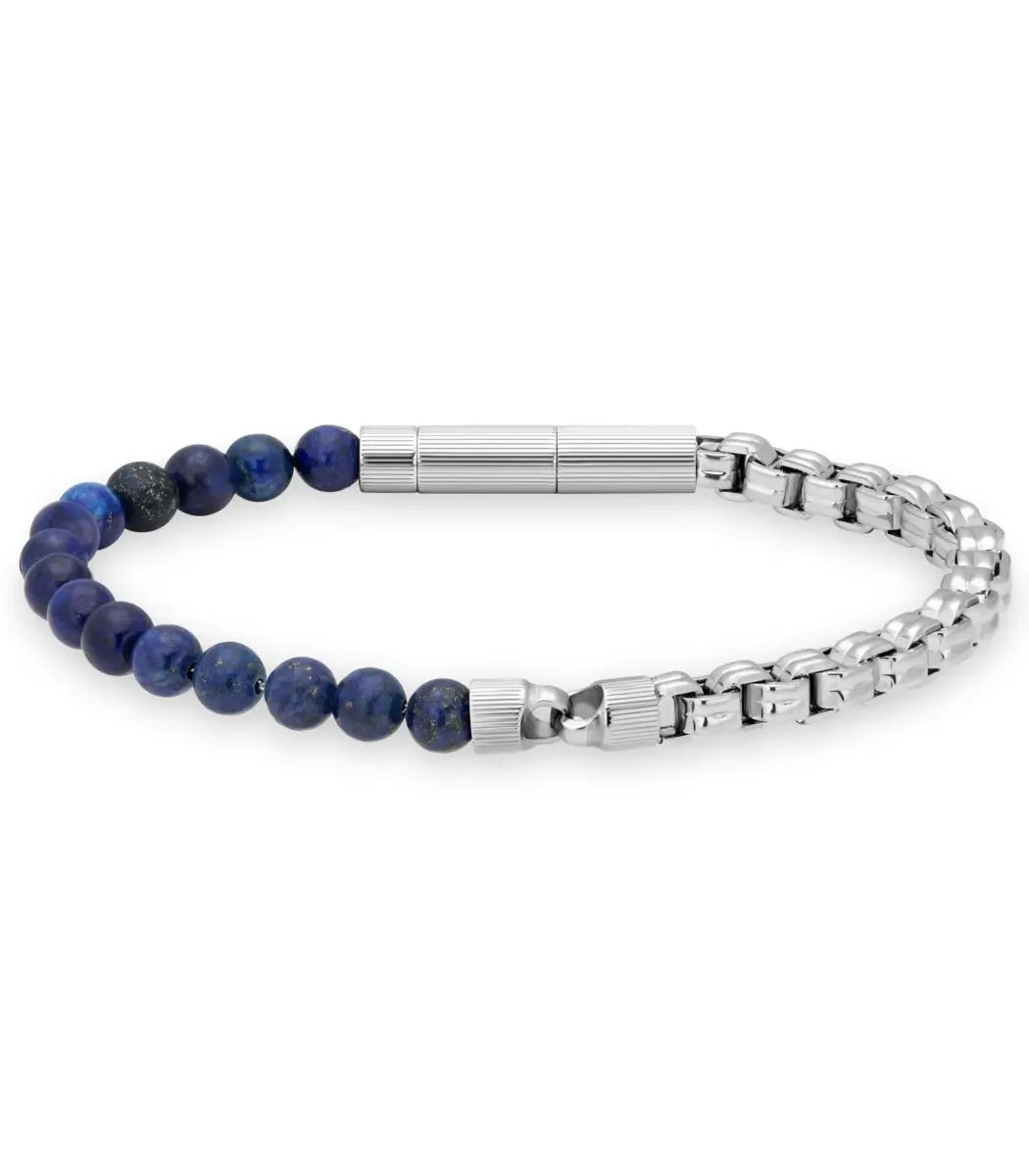 Cerruti CIAGB2209701 Miami Ανδρικό Βραχιόλι από Ατσάλι και Χάντρες - Κοσμηματοπωλείο Goldy