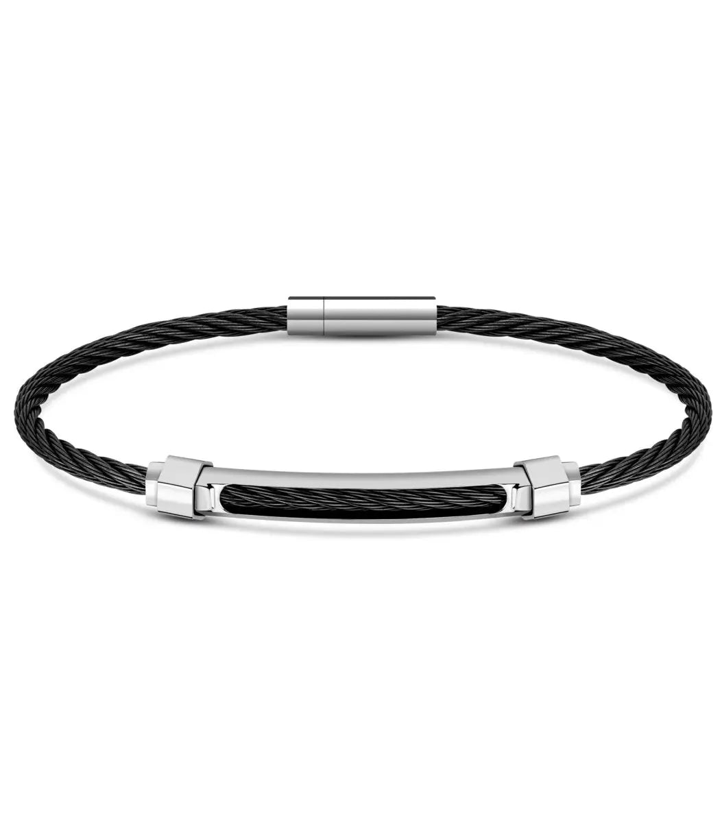Cerruti CIAGB2209902 Only Cable Ανδρικό Βραχιόλι από Ατσάλι - Κοσμηματοπωλείο Goldy