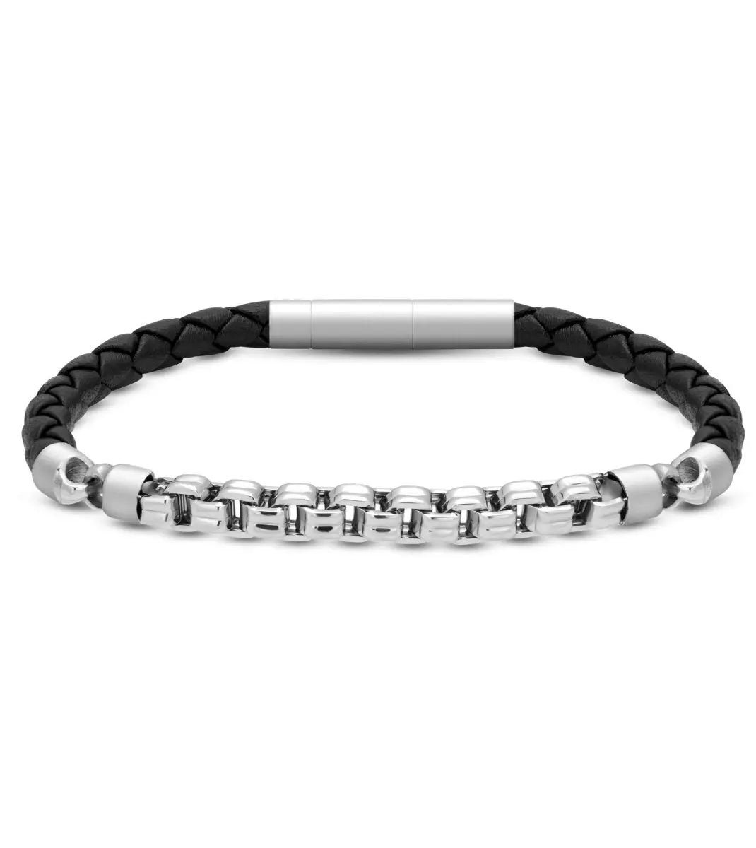Cerruti CIAGB2211005 Walter Ανδρικό Βραχιόλι από Ατσάλι και Δέρμα - Κοσμηματοπωλείο Goldy