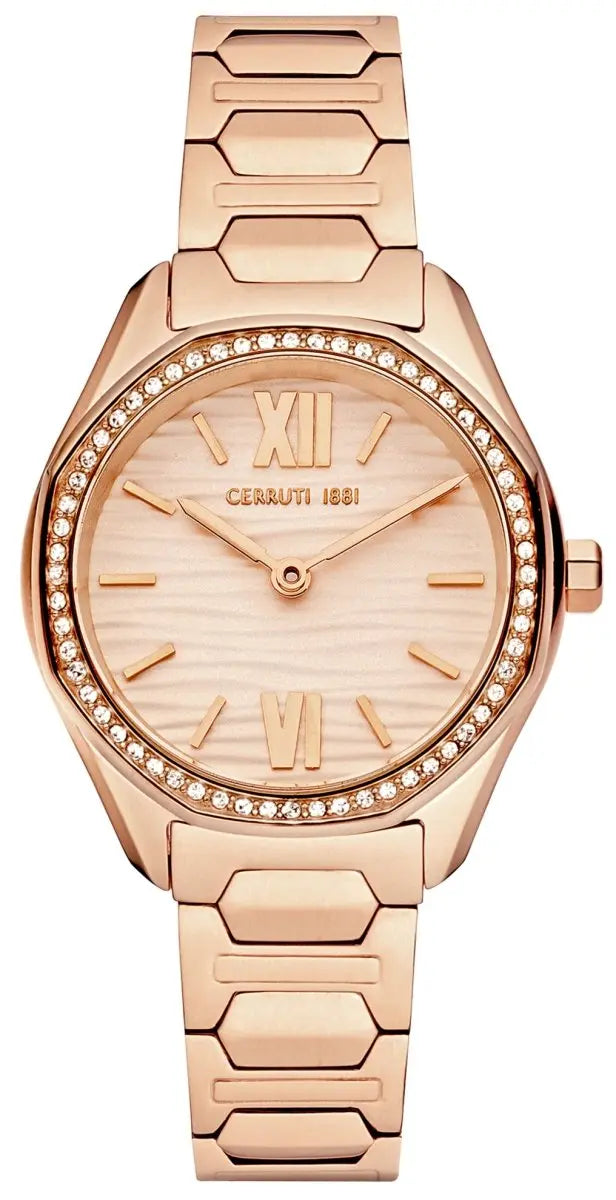 Cerruti CIWLG2205402 Bretagna Rose Gold Stainless Steel Bracelet - Κοσμηματοπωλείο Goldy
