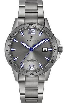 Certus 616485 Grey Stainless Steel Bracelet - Κοσμηματοπωλείο Goldy