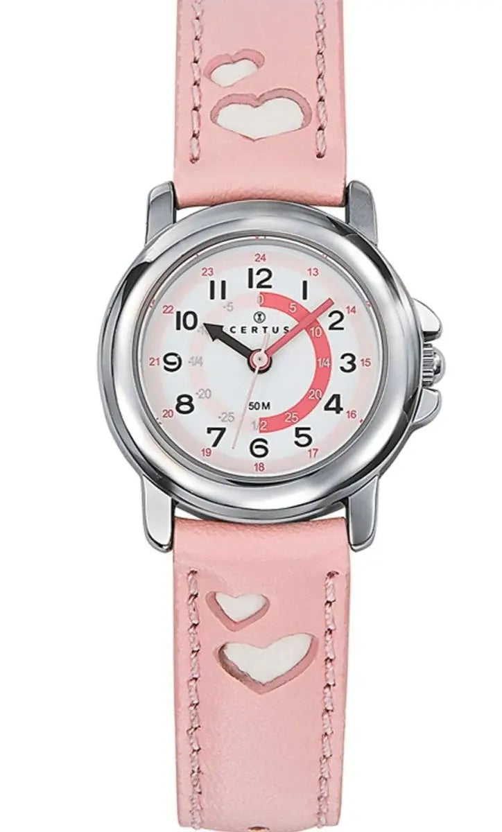 Certus 647450 Kids Pink Leather Strap - Κοσμηματοπωλείο Goldy