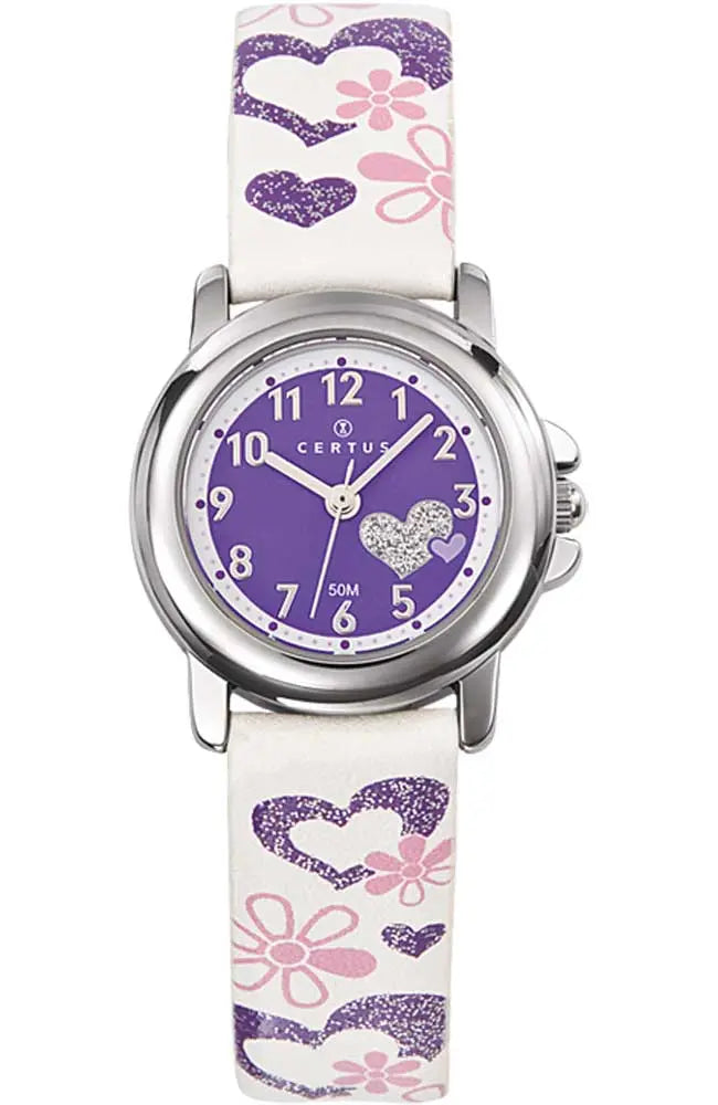 Certus 647457 Kids White Leather Strap - Κοσμηματοπωλείο Goldy