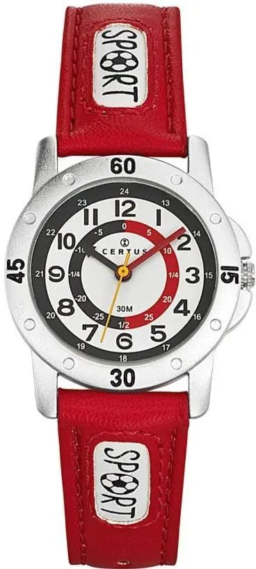 Certus 647542 Red Leather Strap - Κοσμηματοπωλείο Goldy