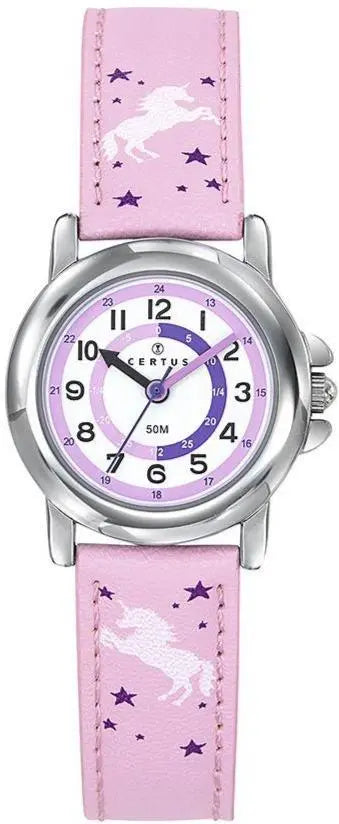 Certus 647626 Pink Leather Strap - Κοσμηματοπωλείο Goldy