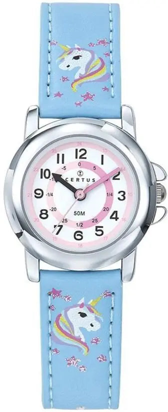 Certus 647639 Kids Light Blue Leather Strap - Κοσμηματοπωλείο Goldy