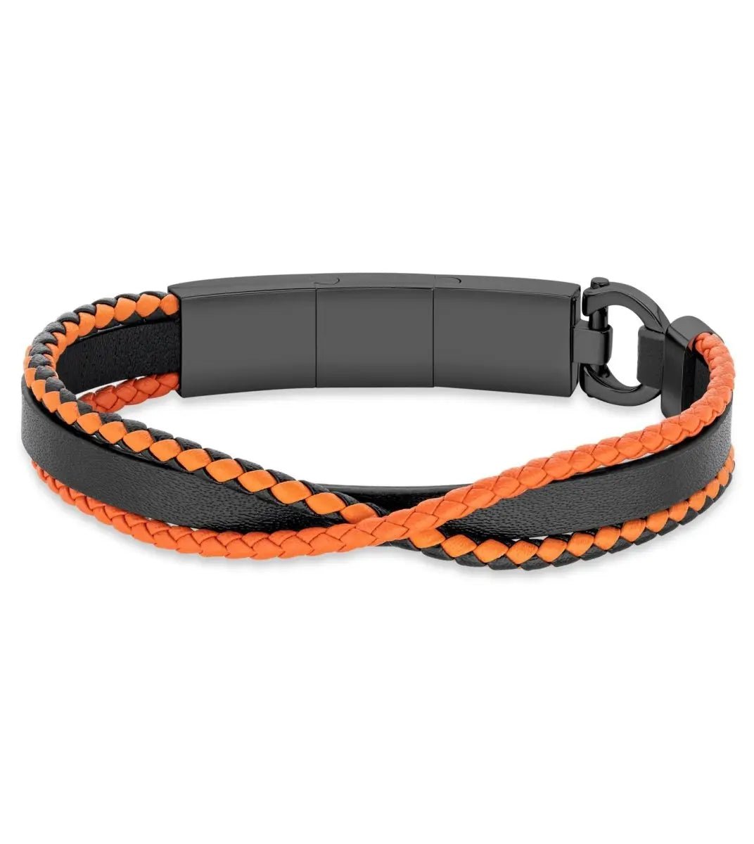 Cerutti CIAGB2127903 Shuffle Ανδρικό Βραχιόλι με Δέρμα και Ατσάλι - Κοσμηματοπωλείο Goldy