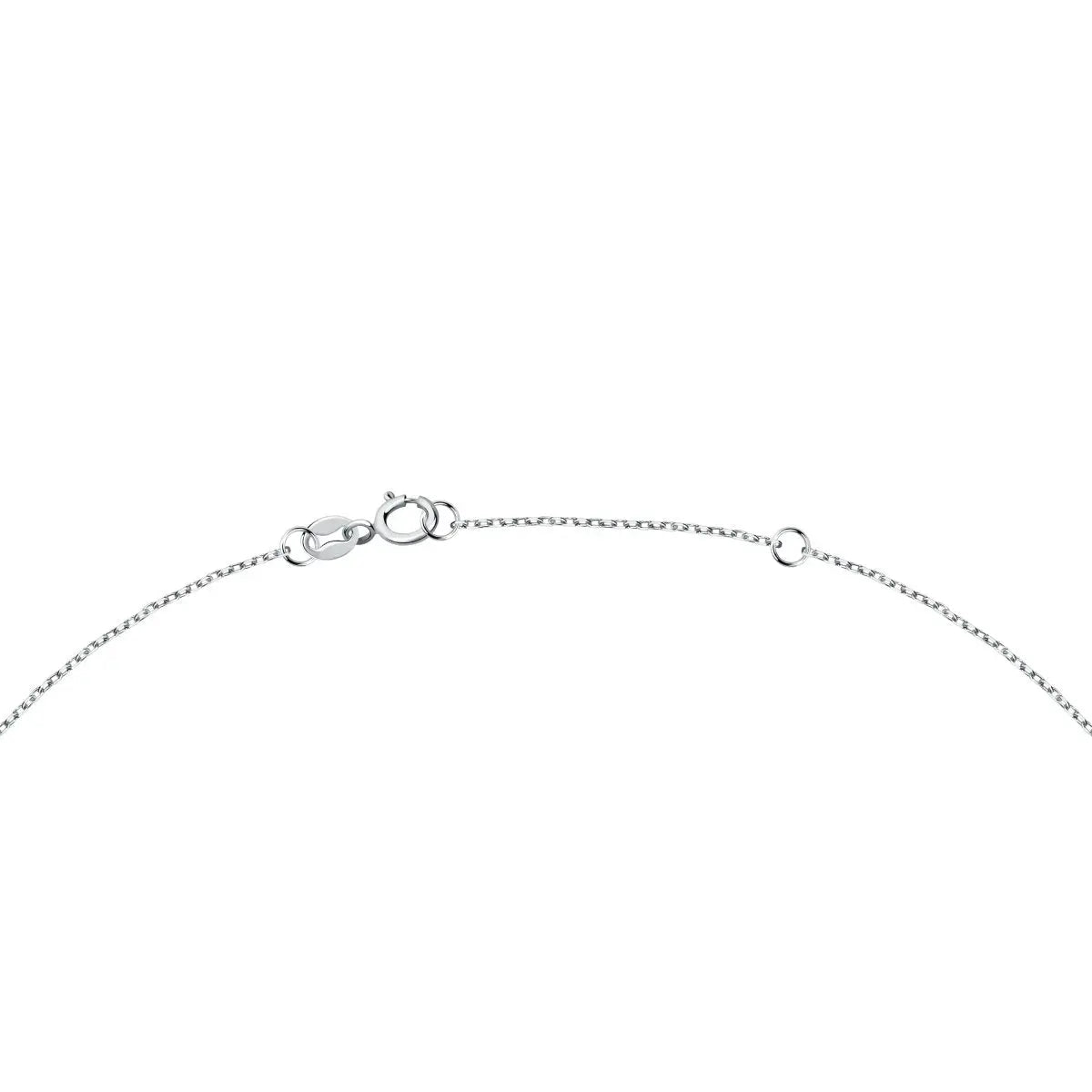 Diamond LD10069I Κολιέ Kate Ροζέτα Με Ρουμπίνι 1ct και Διαμάντια Λευκόχρυσο Κ9 - Κοσμηματοπωλείο Goldy
