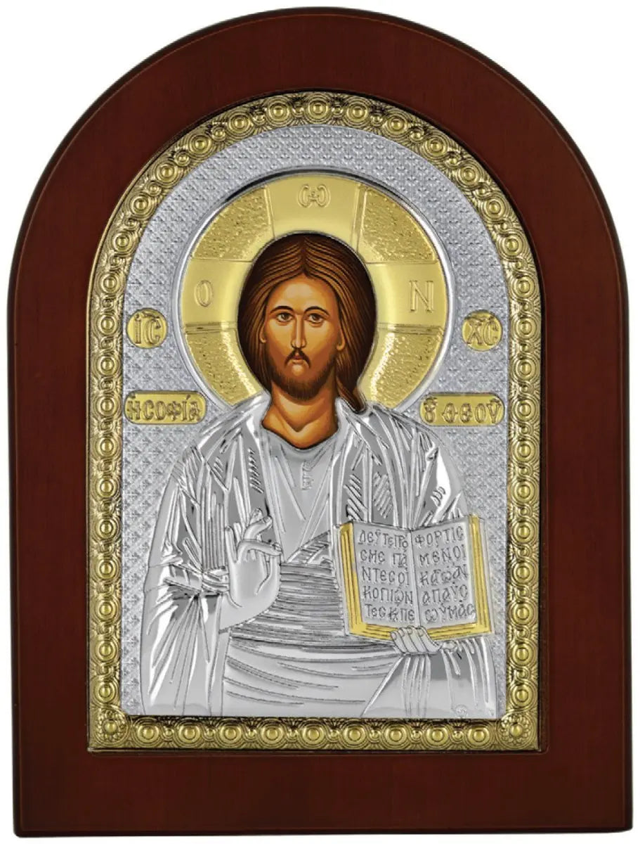 Εικόνα MA/E1107-AX Χριστός 20cm x 26cm από Ασήμι - Κοσμηματοπωλείο Goldy
