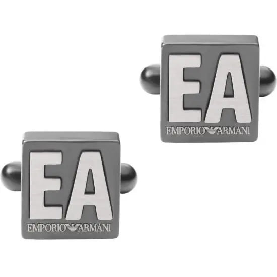 Emporio Armani EGS2756060 Μανικετόκουμπα από Ανοξείδωτο Ατσάλι - Κοσμηματοπωλείο Goldy