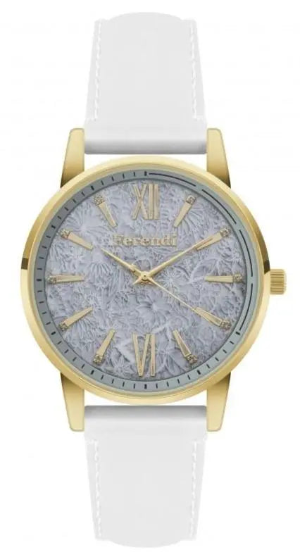 Ferendi FE8448G-92 Vertigo White Leather Strap - Κοσμηματοπωλείο Goldy