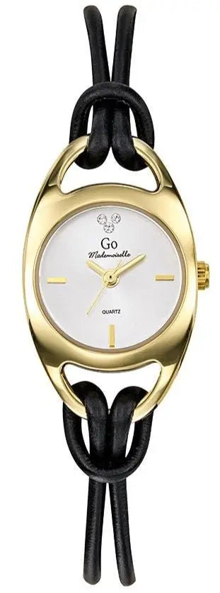 GO Girl Only 699372 Black Leather Strap - Κοσμηματοπωλείο Goldy