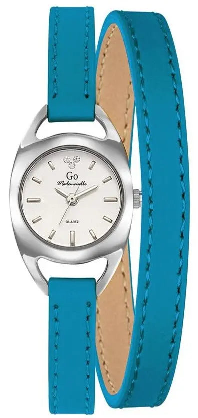 GO Girl Only 699393 Blue Leather Strap - Κοσμηματοπωλείο Goldy